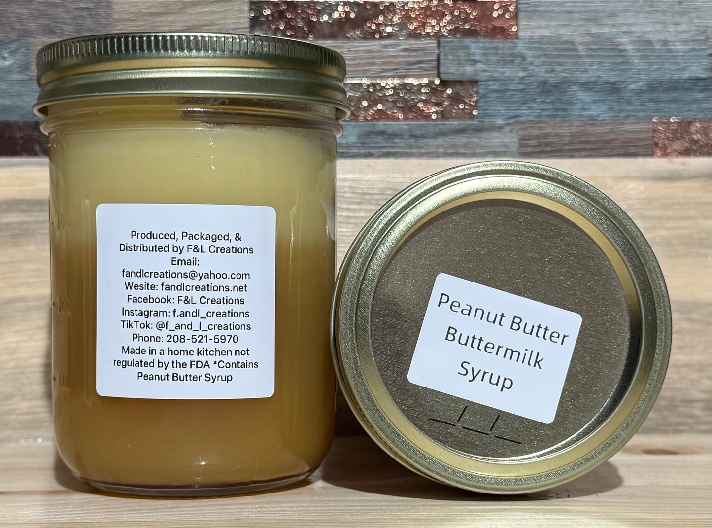Peanut Butter Buttermilk Syrup