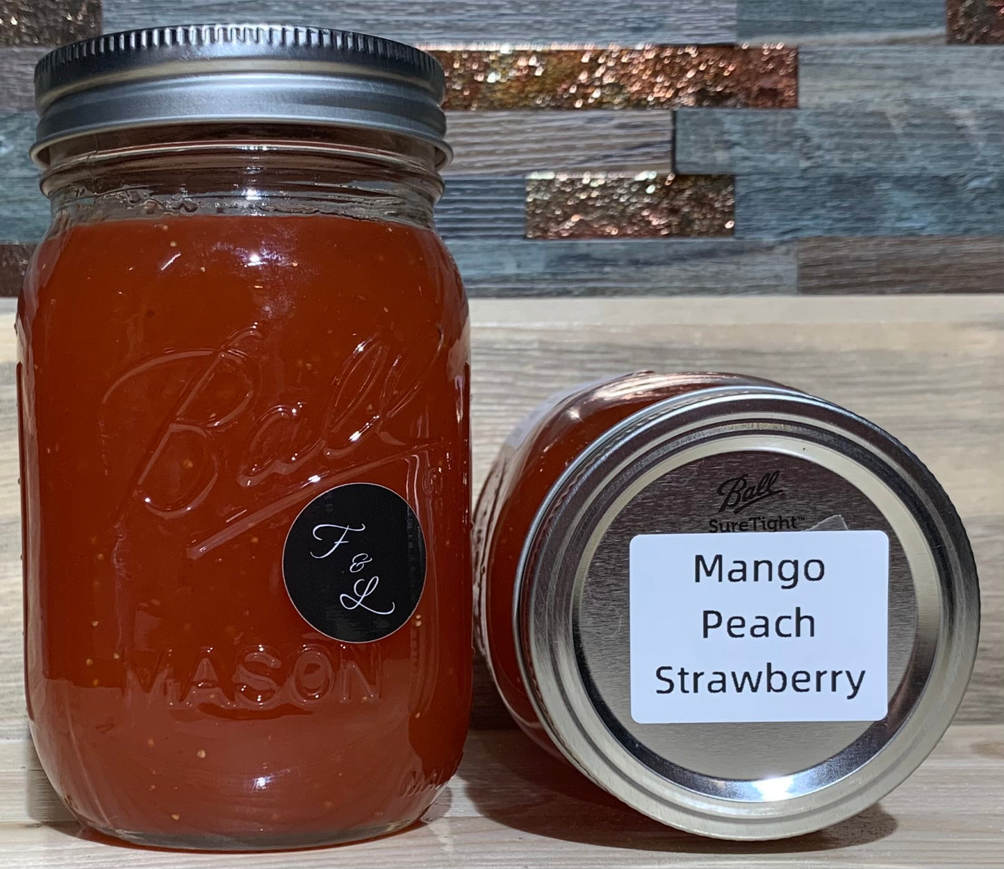 Mango Peach Strawberry Jam