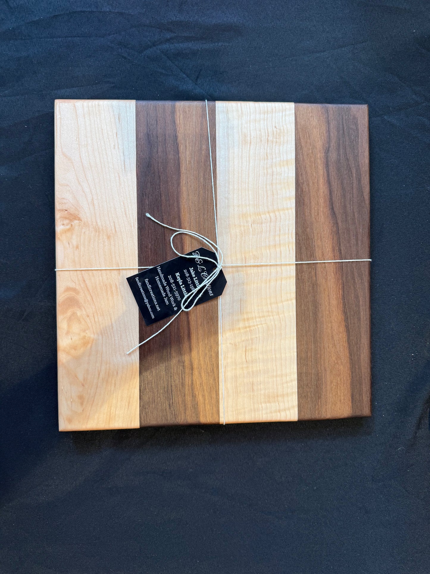 Handmade Walnut & Maple Cutting Board