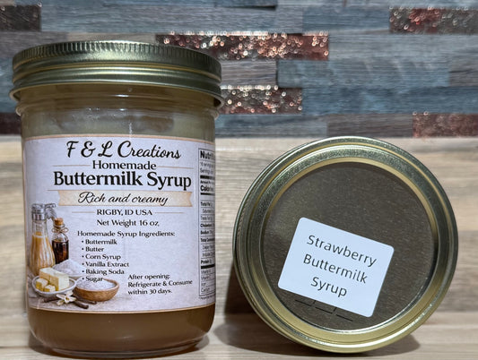 Strawberry Buttermilk Syrup