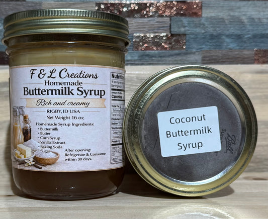 Coconut Buttermilk Syrup