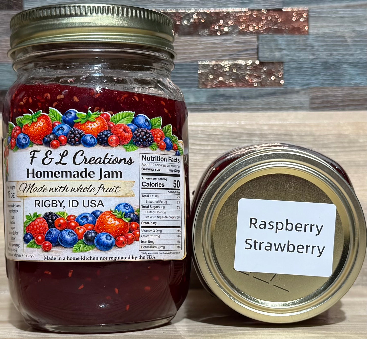 Raspberry Strawberry Jam