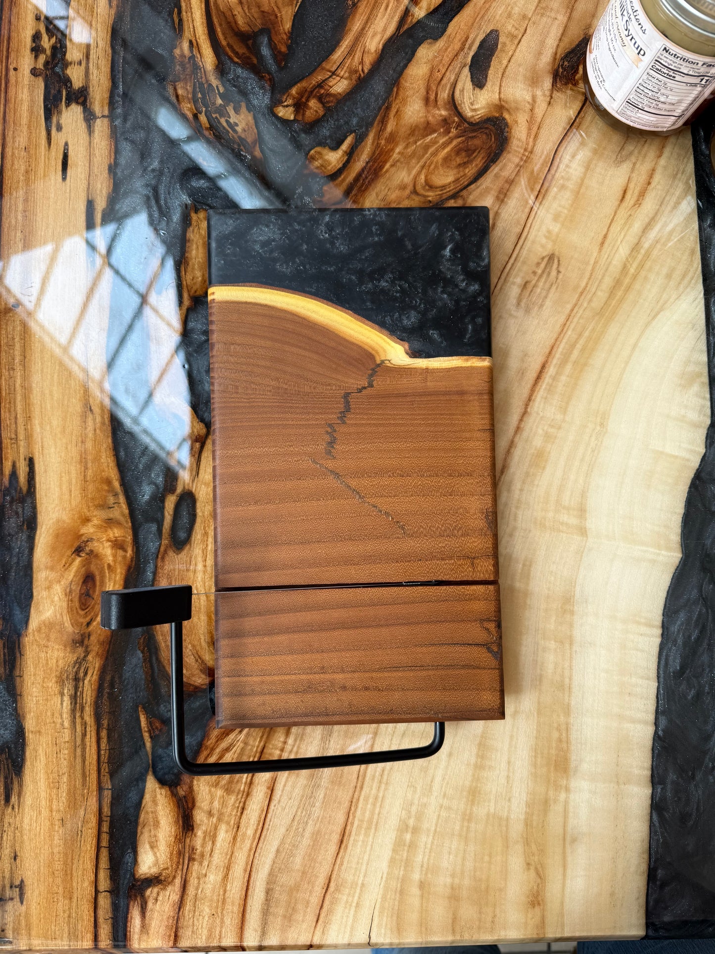 Russian Olive and Epoxy Cheese Slicer