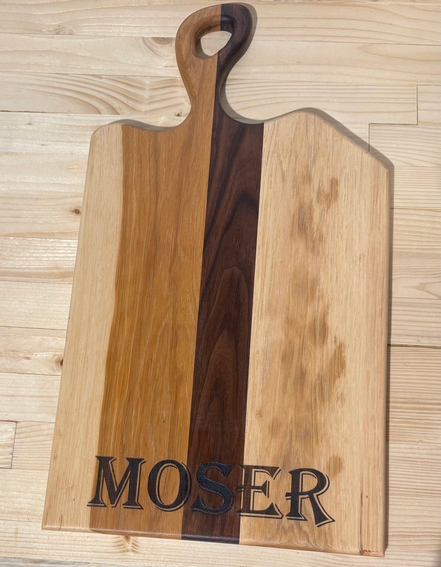 Laser engraved cutting boards