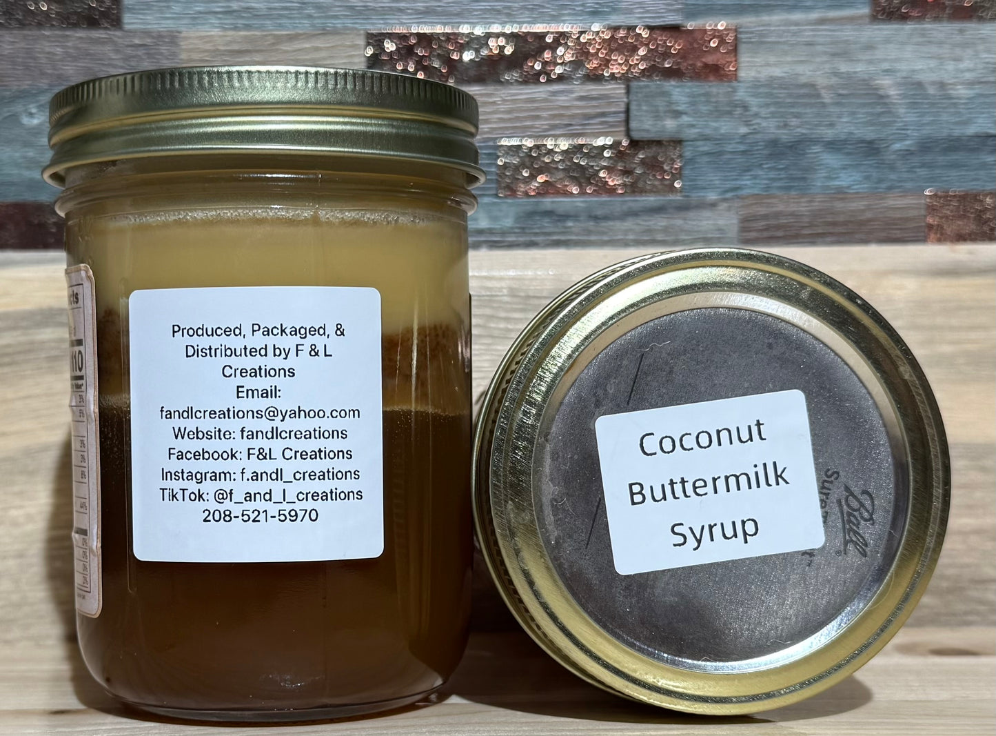 Coconut Buttermilk Syrup