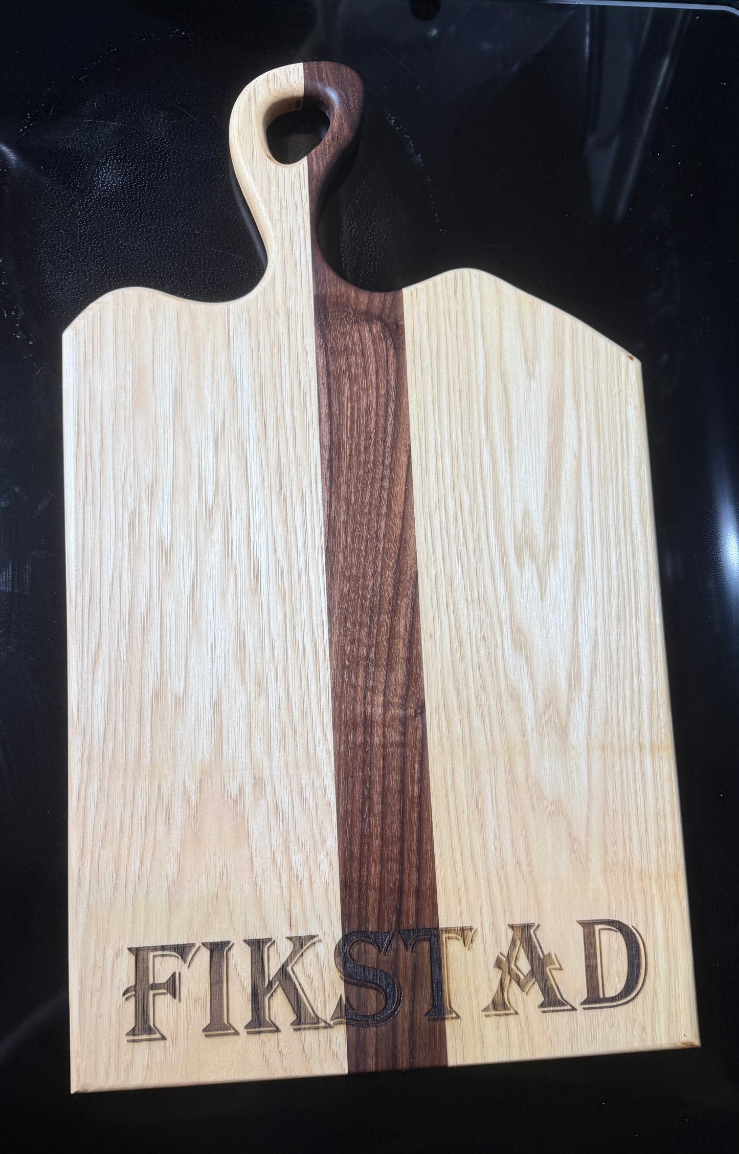 Laser engraved cutting boards