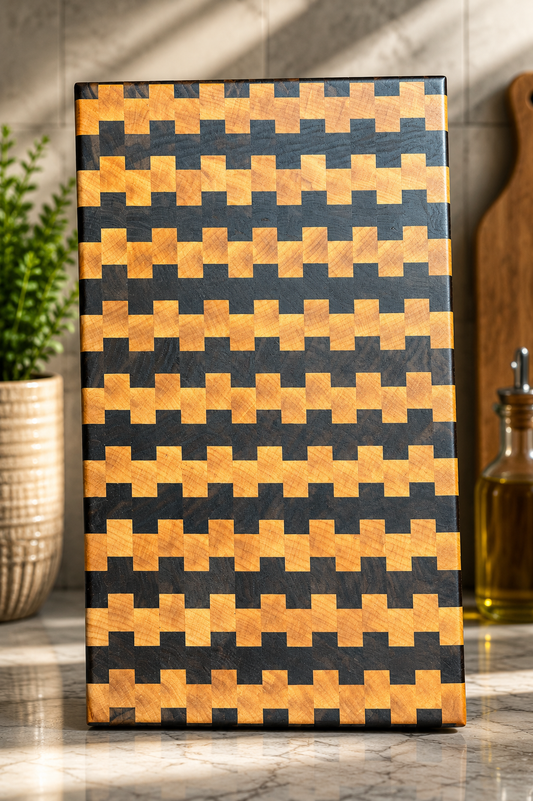 End Grain Maple & Walnut Cutting Board