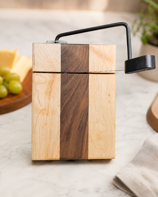 Maple & Walnut Handmade Cheese Slicer