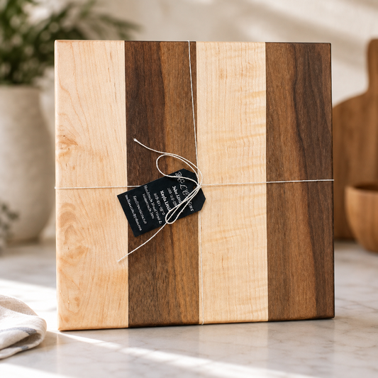 Handmade Walnut & Maple Cutting Board