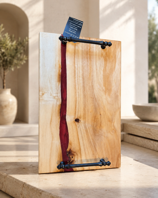 Handmade Epoxy River Charcuterie Board