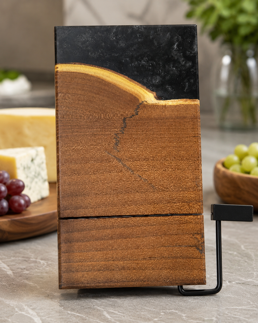 Russian Olive and Epoxy Cheese Slicer