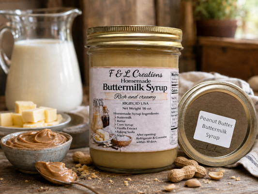 Peanut Butter Buttermilk Syrup