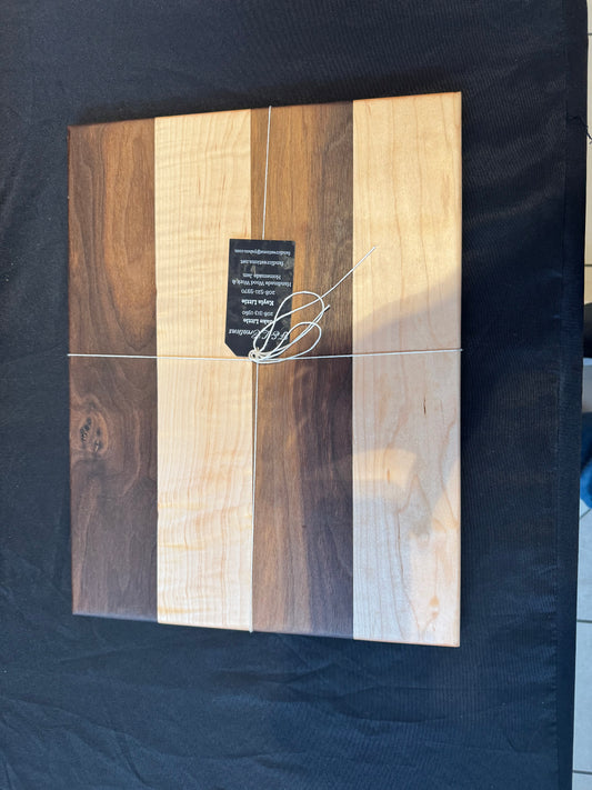 Maple and Walnut cutting board
