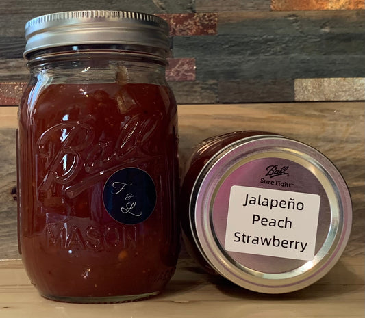 Jalapeño Peach Strawberry Jam