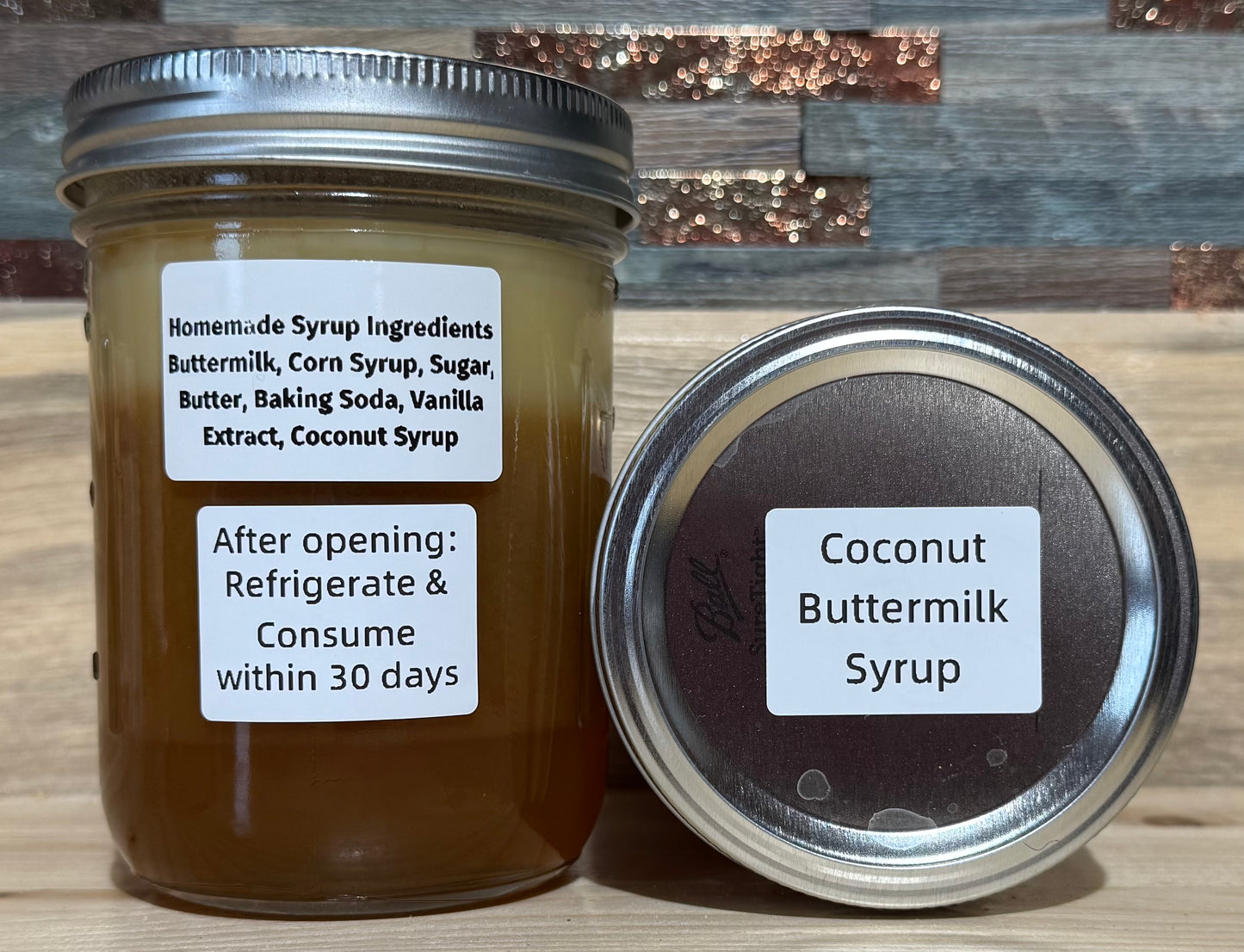 Coconut Buttermilk Syrup