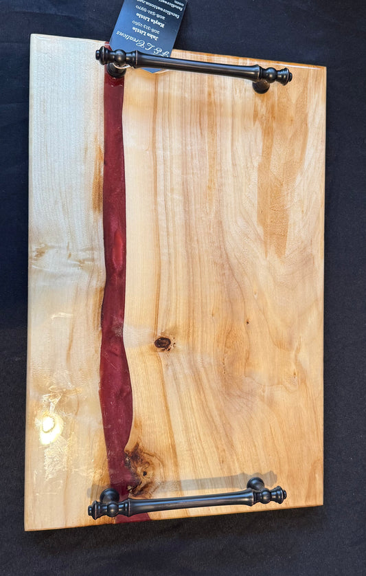 Handmade Epoxy River Charcuterie Board