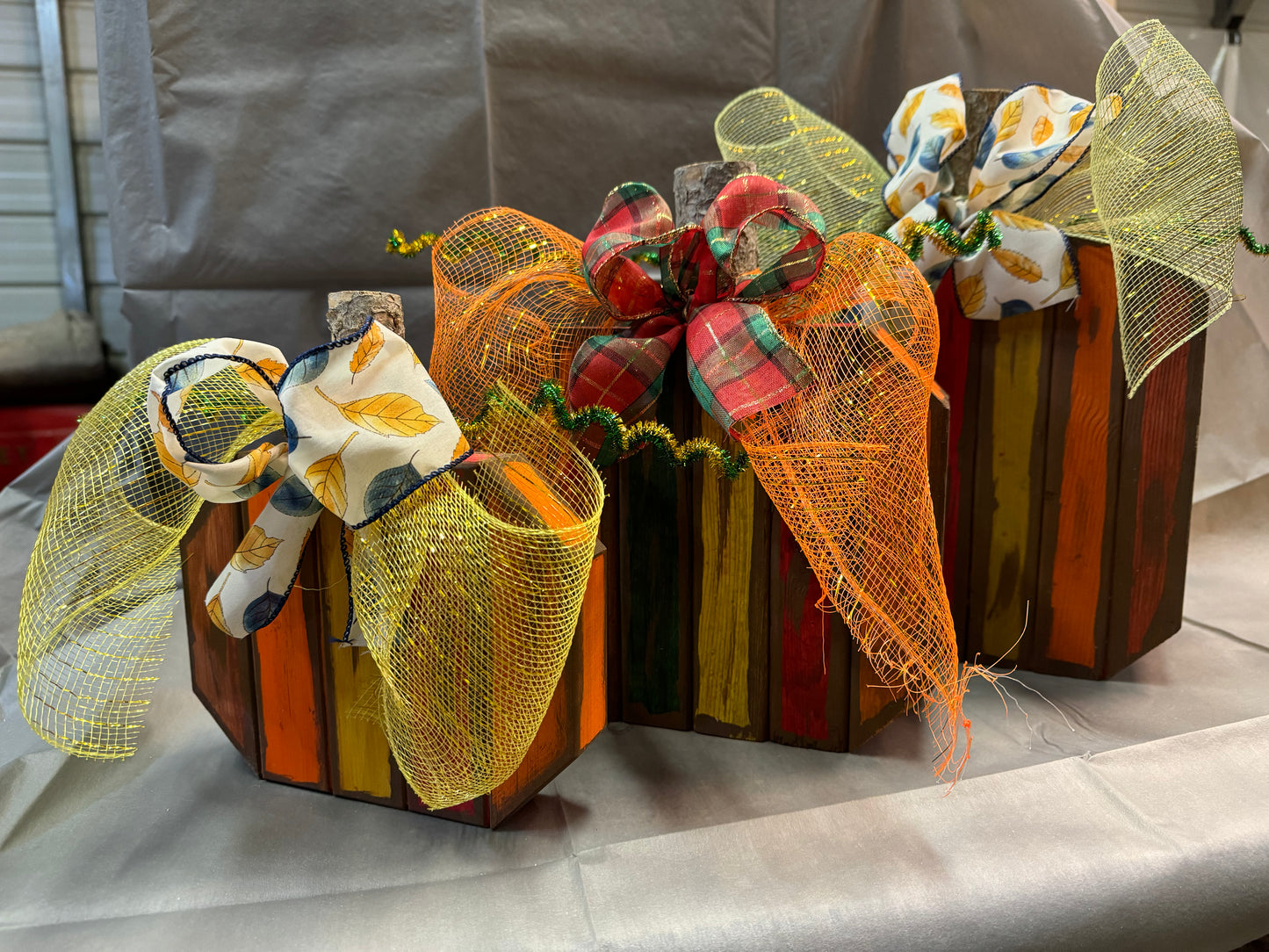 Fall pumpkin decorations