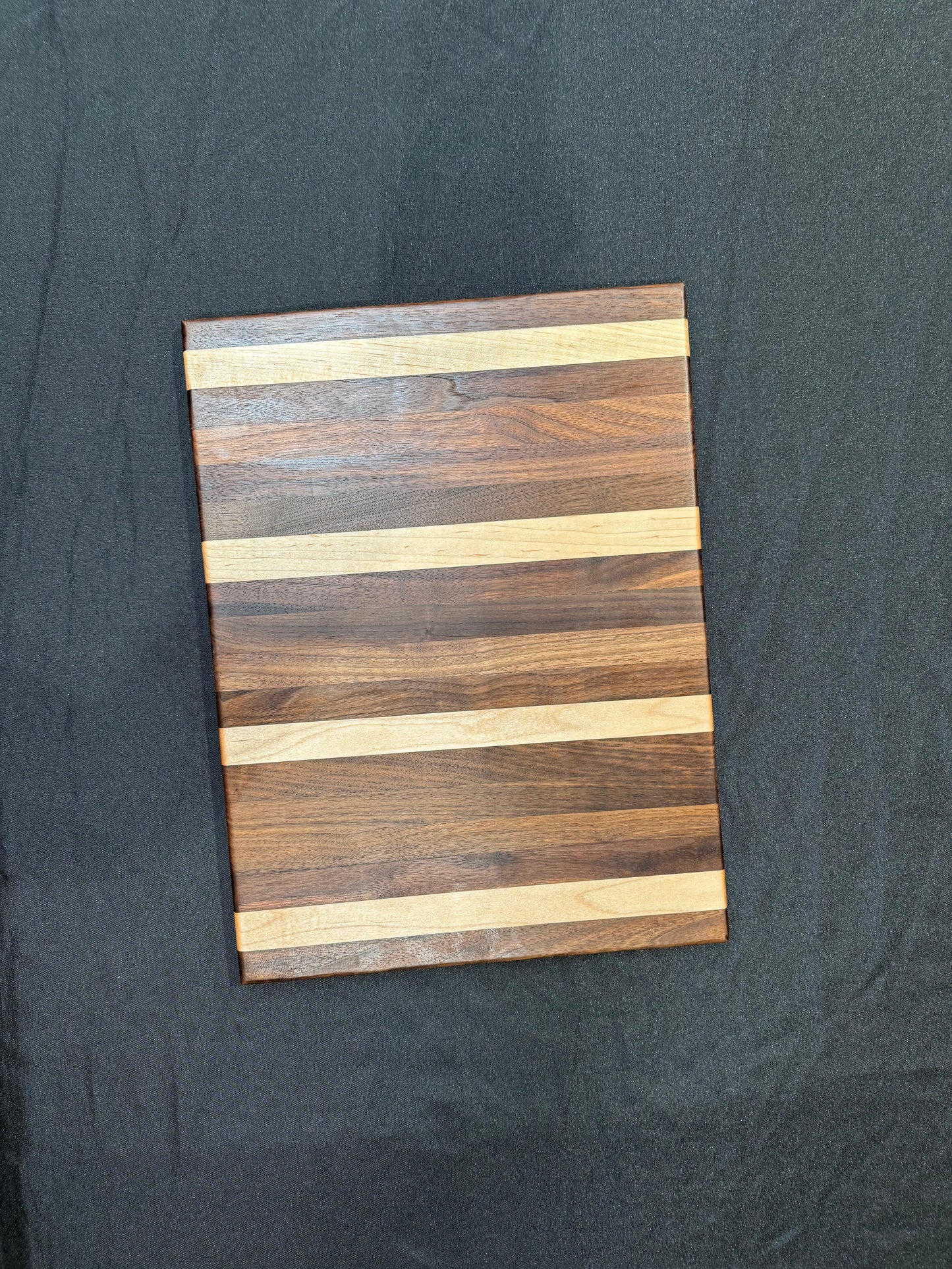 Maple & Walnut Edge Grain Cutting Board