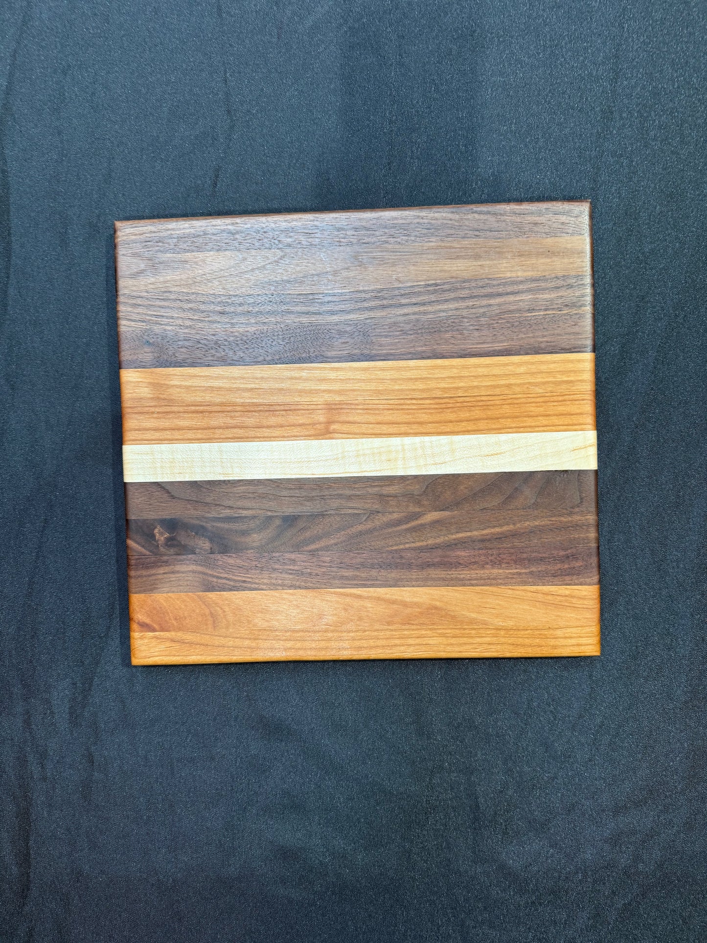 Cherry, Walnut & Maple Cutting Board
