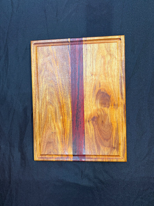 Canary & Padauk Wood Cutting Board